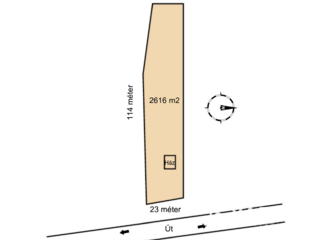 Hatalmas építési telek lakható épülettel Kerepesen!