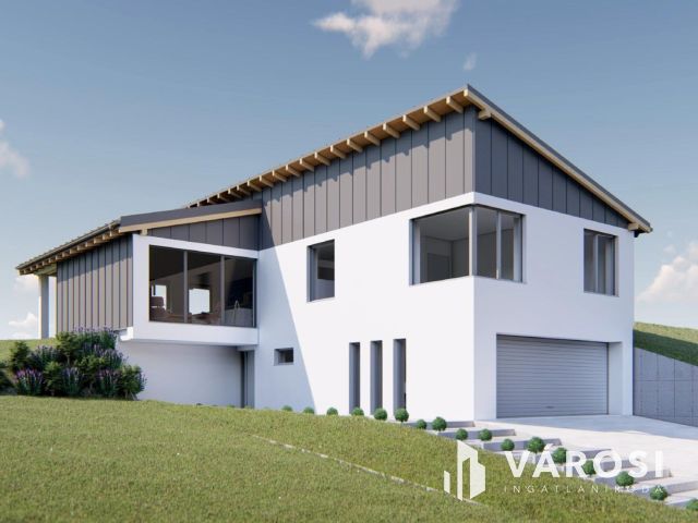 Panorámás, új építésű ház Bocföldén