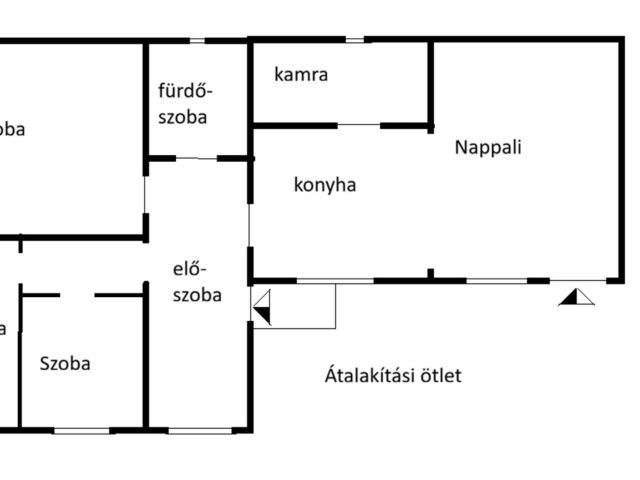 Jó adottságú ház a Sárvárhoz közeli Jákfán