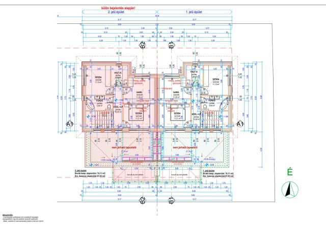 Debrecen kedvelt, csendes kertvárosi részén ELADÓ IKERHÁZAK